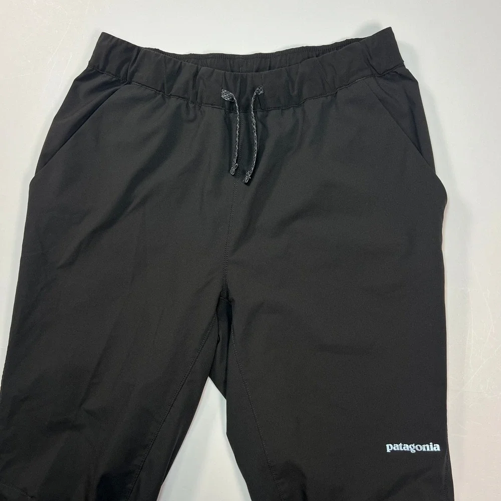 Patagonia Terrebonne Jogger Pants Black Mens XS Lightweight Poly Zip Pocket